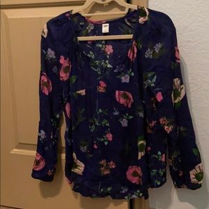 Small floral blouse